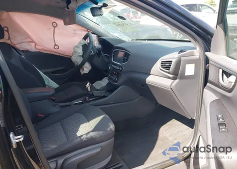 2019 Hyundai Ioniq Hybrid Blue из США, поврежденный, VIN KMHC65LC6KU166853